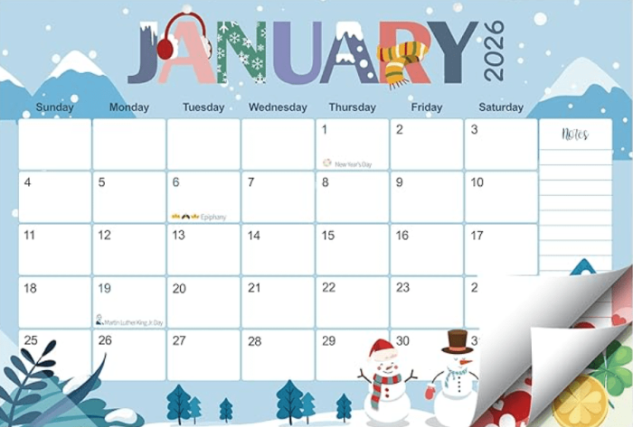 Guasslee Desk Calendar 2026-2027, 18-Month from 2026 Jan. - 2027 Jun, 17"x11.5" Large Monthly Desk Planner with Corner Protectors, Ample Blocks ＆ Notes for Home Office - Image 1