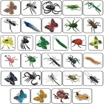 30 Pack Bug Toys Fake Plastic Bugs and Insects for Kids Toddler Halloween Birthday Party Favors Easter Valentine's Day Basket Stuffers Goodie Bag Fillers April Fool's Day Prank Gifts Fake Bugs Toys - Image 4