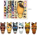 OuMuaMua 30pcs Kids Birthday Party Favors - Make Your Own Horse Stickers, Spirit Horse Toy Stickers for Kids Birthday Party Game Activities Decorations - Image 3