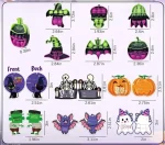 AMUHUA Christmas Party Favors for Kids - 24 Pack Mini Pop Fidget Keychain with Gift Cards for Toddler Kids Classroom Gifts Stocking Stuffers Treats - Image 3