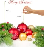 200pcs Christmas Ornaments String Hanger Gold Precut Ribbon Hook for Christmas Tree Ornament Decorations with Snap Fastener - Image 3